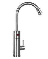 Nerezová dřezová baterie Homelife Inox Digital s elektrickým ohřevem vody a displejem teploty