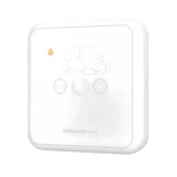 Bílý drátový digitální pokojový termostat Honeywell DT4 s LED displejem a dotykovými tlačítky