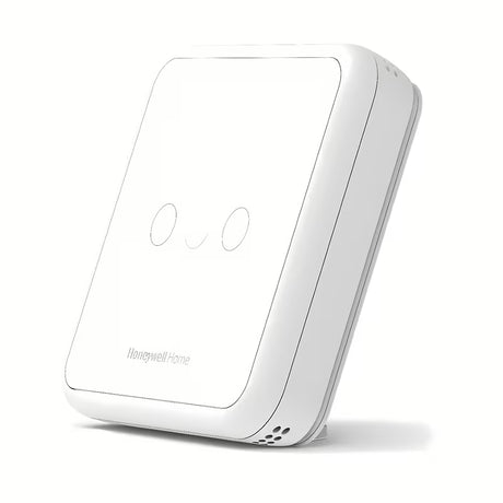 Bílý drátový digitální pokojový termostat Honeywell DT4 s LED displejem a dotykovými tlačítky