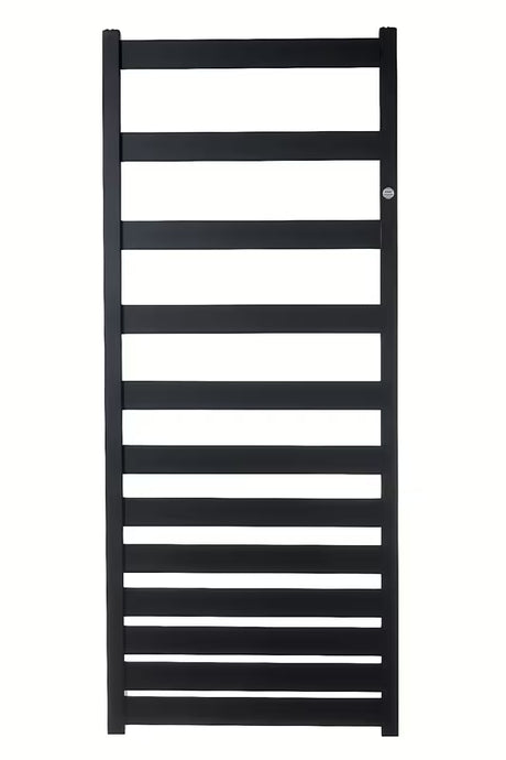 Kombinovaný koupelnový radiátor Hopa Belti 120,3x50 cm v černé matné barvě