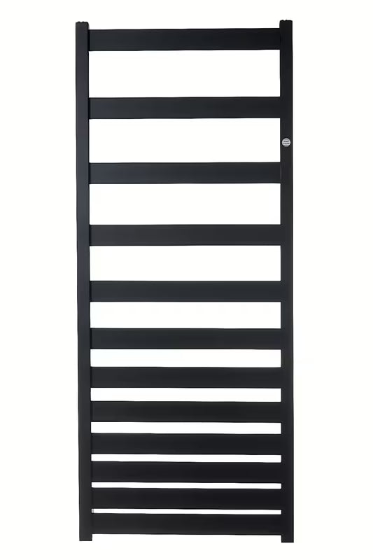 Kombinovaný koupelnový radiátor Hopa Belti 60x120,3 cm v černé matné barvě