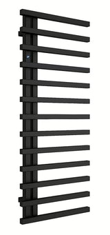 Kombinovaný koupelnový radiátor Hopa Darvel 60x173 cm v černé matné barvě.