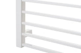 Kombinovaný koupelnový radiátor Hopa Piko 63x152,9 cm v bílé lesklé barvě s hřebenovým designem