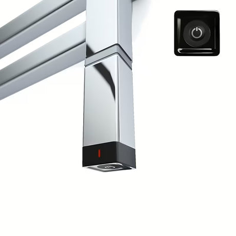 Topná tyč House Level One v lesklém chromovém provedení s výkonem 400 W.