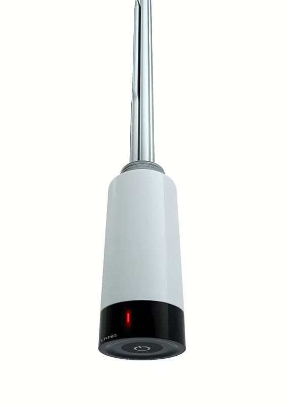Bílá lesklá topná tyč House Level One pro koupelnový radiátor s výkonem 600 W