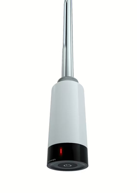 Bílá lesklá topná tyč House Level One pro koupelnový radiátor s výkonem 600 W