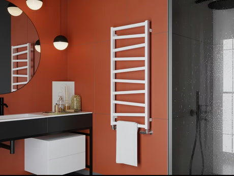 Bílý kombinovaný radiátor House Level Zet 50x157,2 cm s krajovým připojením