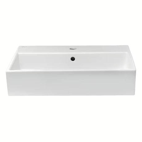Bílé keramické závěsné umyvadlo Ideal Standard Strada 60x42 cm s otvorem pro baterii uprostřed