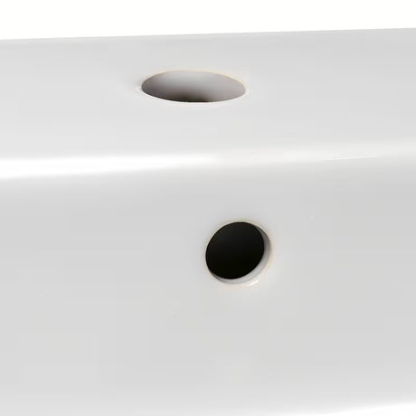 Bílé keramické závěsné umyvadlo Ideal Standard Strada 60x42 cm s otvorem pro baterii uprostřed