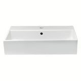 Keramické závěsné umyvadlo Ideal Standard Strada 70x42 cm v bílé barvě s otvorem pro baterii uprostřed.