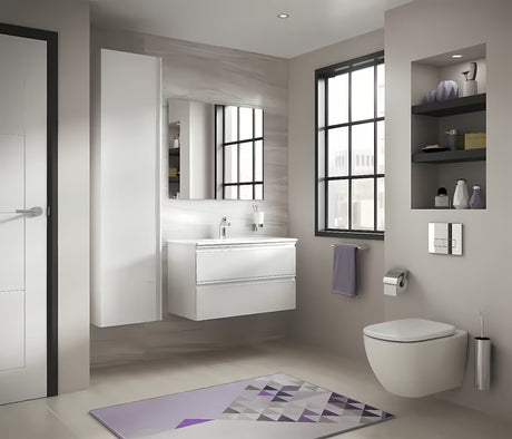Bílé závěsné WC Ideal Standard Tesi s technologií AquaBlade a sedátkem se SoftClose