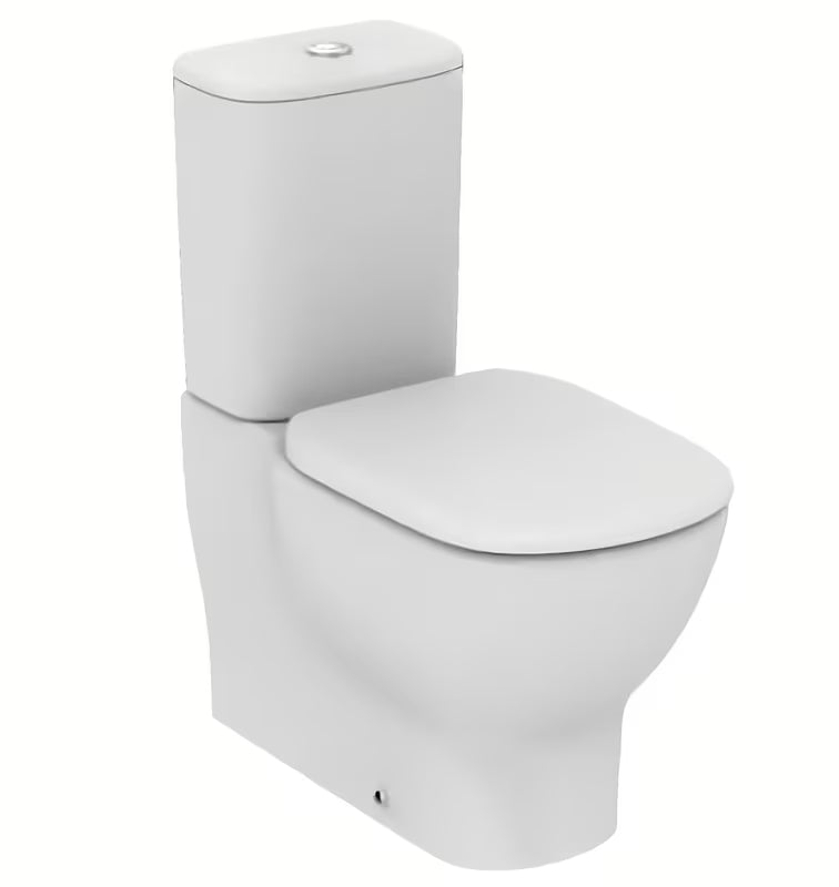 WC kombi Ideal Standard Tesi v bílé barvě s technologií AquaBlade a sedátkem SoftClose.