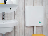 Bílá nádržka k WC Jika ze silnostěnného plastu s motivem lučního koníka