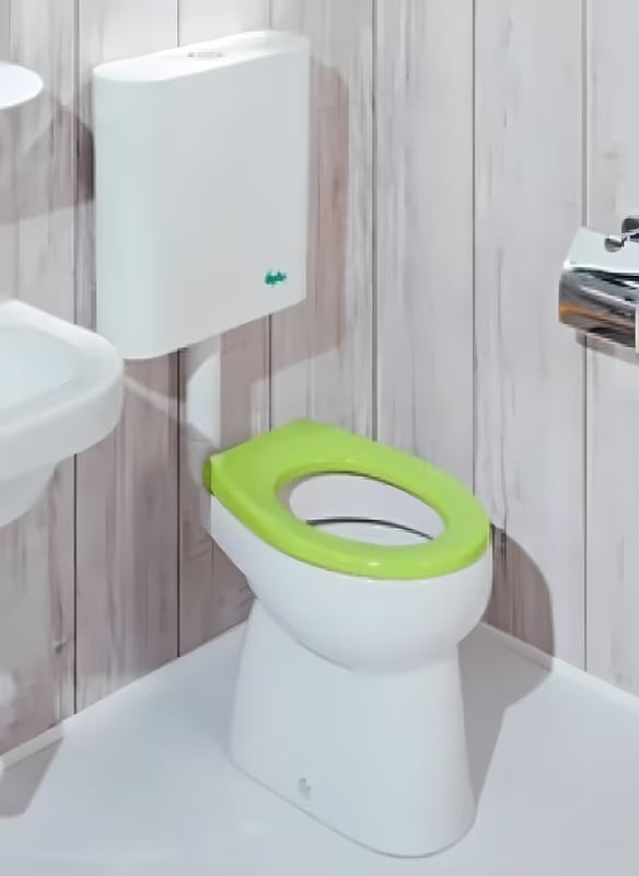 Dětské WC Jika Baby v bílé barvě s plochým splachováním a spodním odpadem