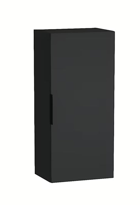Jika Cube závěsná koupelnová skříňka 34,5x25x75 cm v antracitové barvě s matným vzhledem