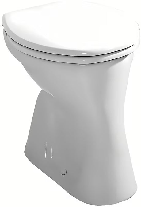 Bílé stojící WC Jika Dino s plochým splachováním a svislým odpadem