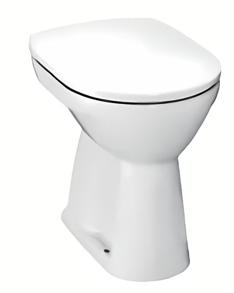 Bílé stojící WC Jika Lyra Plus se spodním odpadem a plochým splachováním 3/6 l