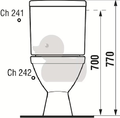Jika Lyra Plus WC kombi v bílé barvě s hlubokým splachováním a nádržkou DualFlush
