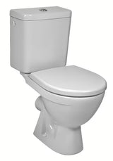 Bílé WC kombi Jika Lyra Plus s hlubokým splachováním a nádržkou s DualFlush.