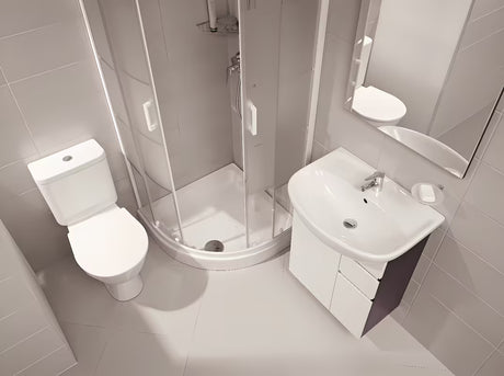 Bílé WC kombi Jika Lyra Plus s hlubokým splachováním a nádržkou s DualFlush.