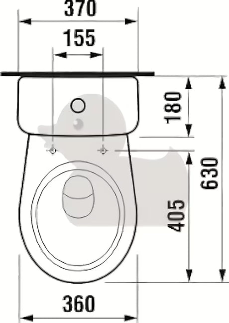 Bílé kombi WC Jika Lyra Plus s hlubokým splachováním a nádržkou DualFlush