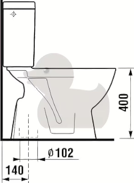 Bílé kombi WC Jika Lyra Plus s hlubokým splachováním a nádržkou DualFlush