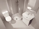 Bílé kombi WC Jika Lyra Plus s hlubokým splachováním a nádržkou DualFlush