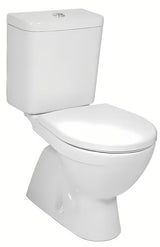 Bílé WC kombi Jika Lyra Plus se spodním odpadem a hlubokým splachováním 3/6 l