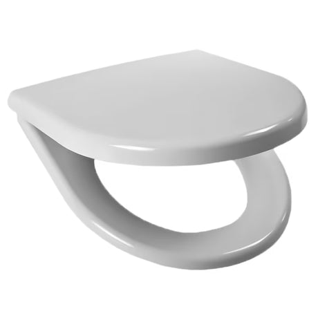 Bílé WC sedátko Jika Lyra Plus z duroplastu se SoftClose a plastovými panty