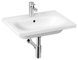 Wiszące ceramiczna umywalka Jika Mio-N 60x45 cm w kolorze białym z otworem pro baterię pośrodku