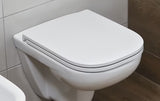 Bílé WC sedátko Jika Pure z duroplastu se SoftClose, antibakteriální úpravou a SLIM designem