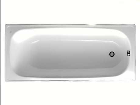 Obdélníková vana Jika Riga 160 x 70 cm ze smaltované oceli pro menší koupelny