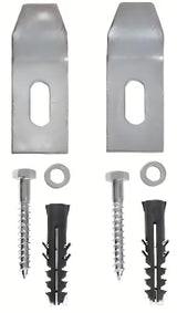 Instalační sada Jika pro montáž urinálů Domino a Korint na nosnou zeď s kovovými prvky pro pevné uchycení.