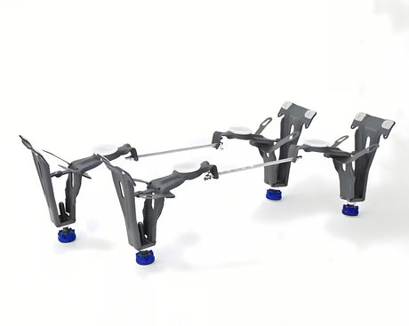 Univerzální výškově nastavitelné nohy pod vanu Kaldewei Installation pro stabilní usazení vany.