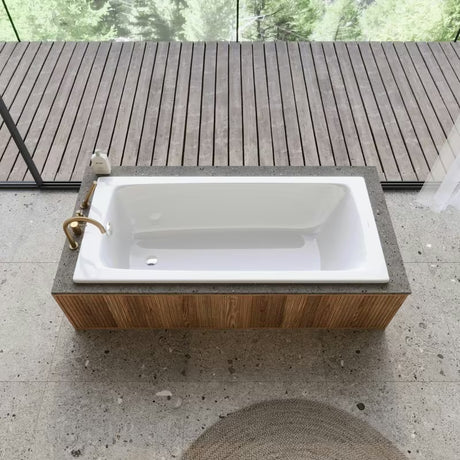 Obdélníková vana Kaldewei Cayono ze smaltované oceli s rovným dnem, levá i pravá orientace, 1700x750 mm.
