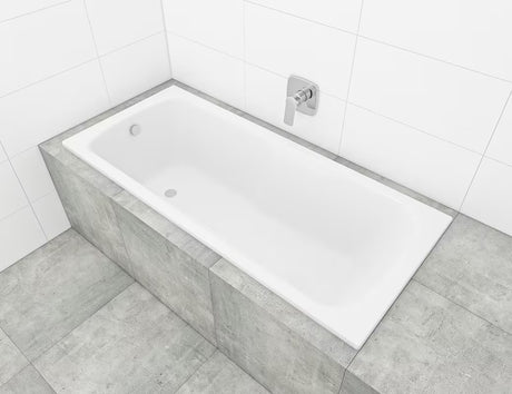 Obdélníková vana Kaldewei Dyna Set 160x70 cm v bílé barvě ze smaltované oceli