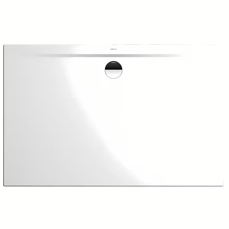 Bílá obdélníková sprchová vanička Kaldewei Superplan Zero 80x150 cm ze smaltované oceli