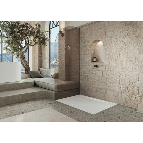 Bílá obdélníková sprchová vanička Kaldewei Superplan Zero 80x150 cm ze smaltované oceli