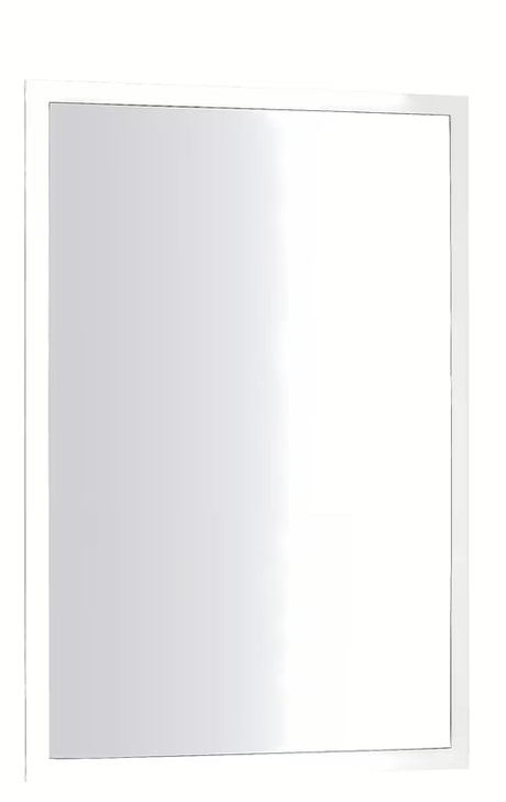 Obdélníkové koupelnové zrcadlo Keramia Pro 55x80 cm v bílé barvě, orientace na výšku