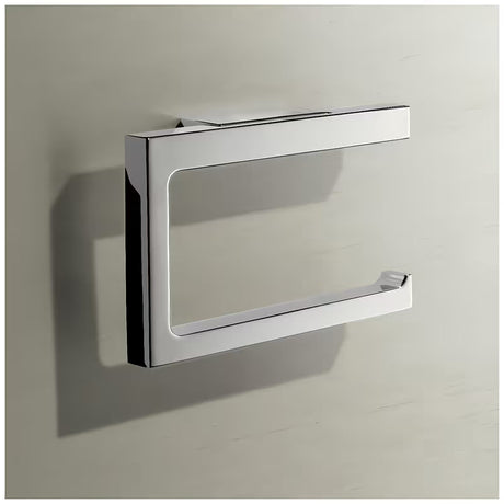 Chromový nástěnný držák toaletního papíru Keuco Edition 11 s jednoduchým elegantním designem.