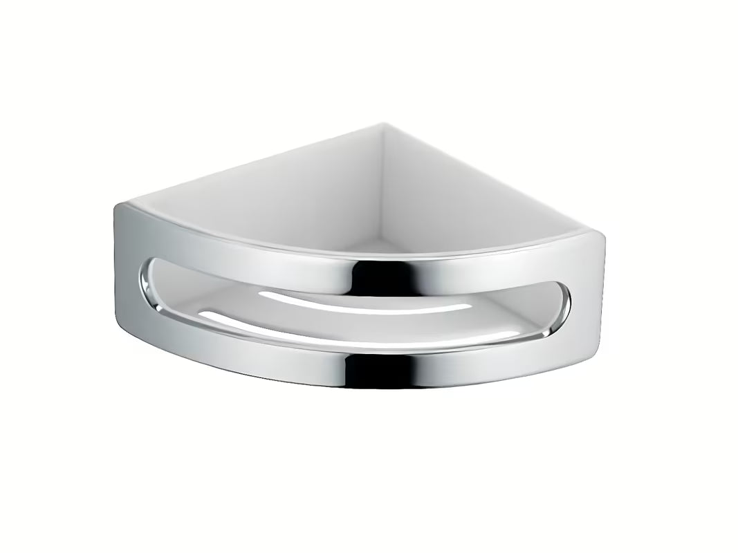 Nástěnná polička Keuco Elegance v chromovém provedení s moderním designem do koupelny.