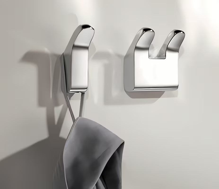 Nástěnný dvojháček Keuco Moll v chromovém provedení s moderním designem do koupelny