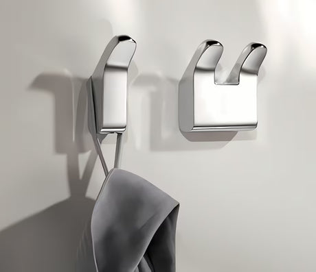 Nástěnný dvojháček Keuco Moll v chromovém provedení s moderním designem do koupelny