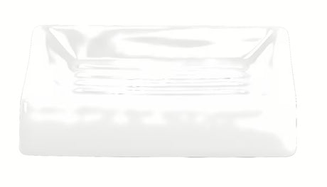 Bílá keramická mýdlenka Kleine Wolke Flash jako elegantní doplněk do koupelny.