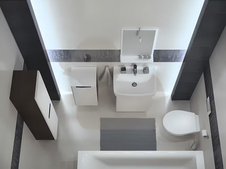 Bílé nábytkové keramické umyvadlo Kolo Rekord 60 x 45 cm s otvorem pro baterii uprostřed