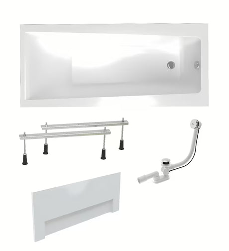 Obdélníková akrylátová vana Laguna Idea Plus 170 x 75 cm v univerzálním provedení levá i pravá