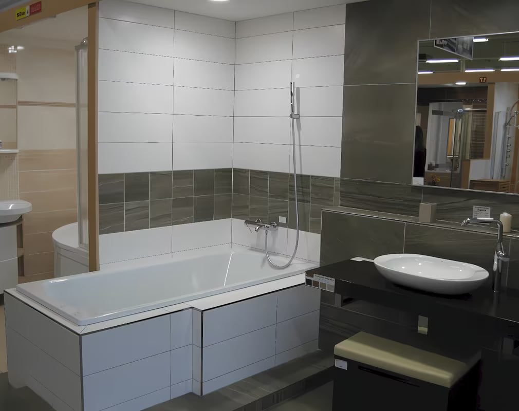 Obdélníková vana Laufen Bolsena 180x80 cm ze smaltované oceli s protihlukovou izolací a nohami