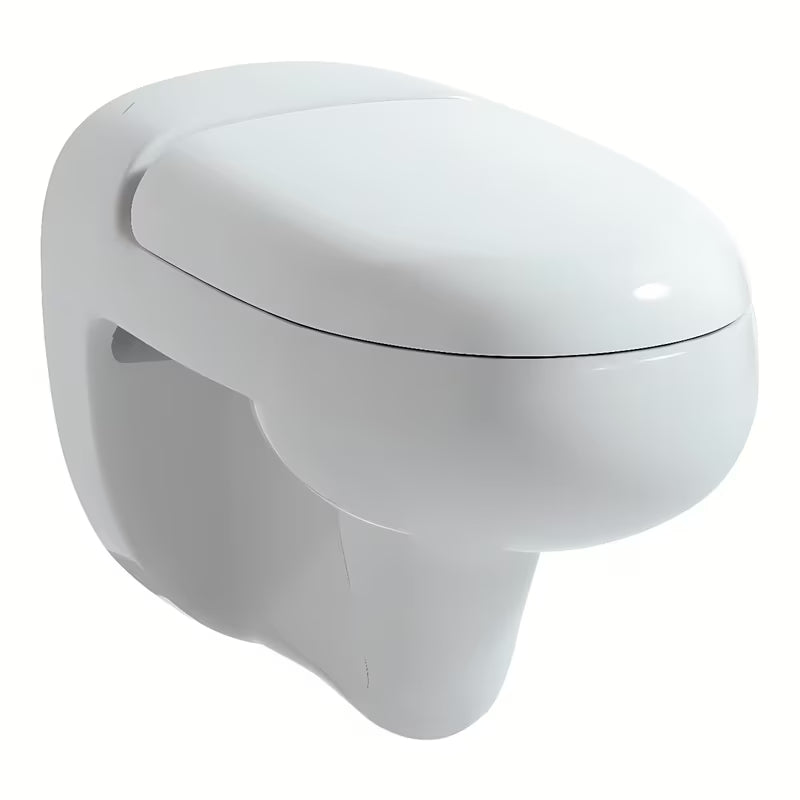 Bílé dětské závěsné WC Laufen Florakids z kvalitní sanitární keramiky s hlubokým splachováním.