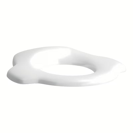 Bílé dětské WC sedátko Laufen Florakids z duroplastu se SoftClose a EasyLock