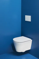 Bílé WC sedátko Laufen Kartell z duroplastu s tichým dovíráním SoftClose a odnímatelným provedením.